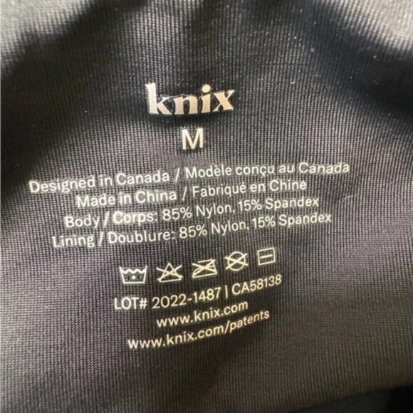 Knix Balcony Cup One Piece Wide Strap Back Tie Closure Swimsuit Size Medium NWT - Picture 4 of 6